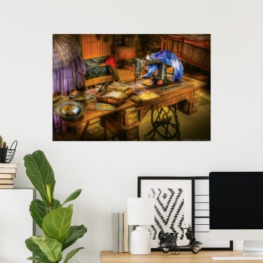 裁縫機械 – 裁縫機械IV ポスター (ホームオフィス)