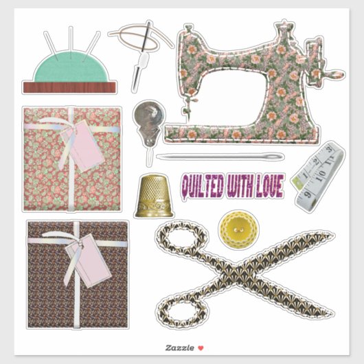 裁縫機海員キルティング裁縫 シール (シート)