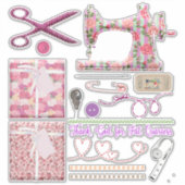 裁縫機海員キルティング裁縫 シール (正面)