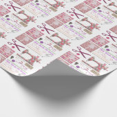 裁縫機海員キルティング裁縫 ラッピングペーパー (角)