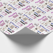 裁縫機海員キルティング裁縫 ラッピングペーパー (角)