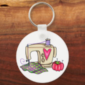 裁縫機 キーホルダー (正面)