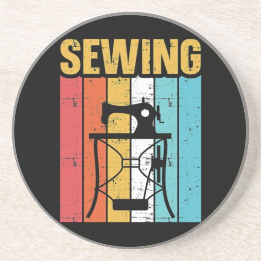 裁縫機 コースター (正面)