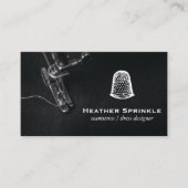 裁縫機 |シンブルロゴ 名刺 (正面)