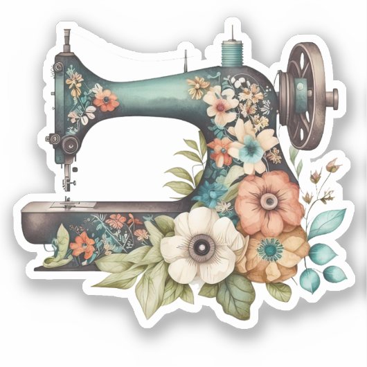 裁縫機 シール (正面)