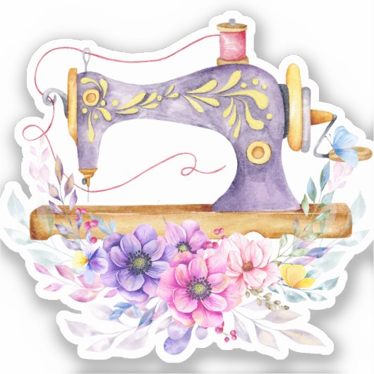 裁縫機 シール (正面)