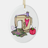 裁縫機 セラミックオーナメント (右)