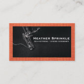 裁縫機 | ファブリック 名刺 (正面)