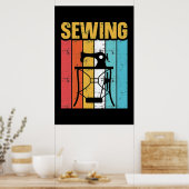 裁縫機 ポスター (キッチン)