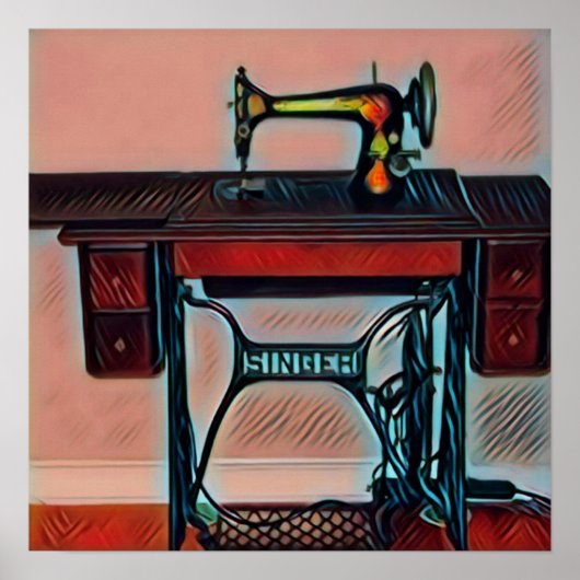 裁縫機 ポスター (正面)