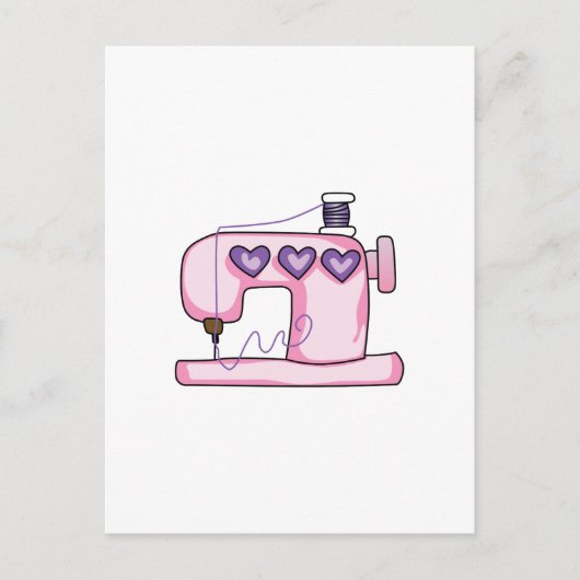裁縫機 ポストカード (正面)