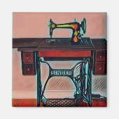 裁縫機 マグネット (正面)