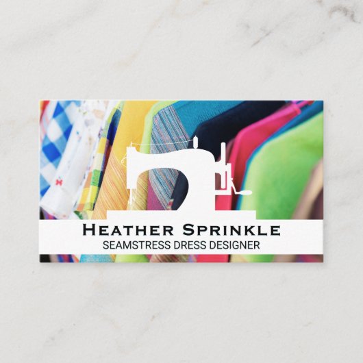 裁縫機 | ワードローブ 名刺 (正面)