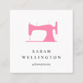 裁縫機 |仕入れ直しSeamstress スクエア名刺 (正面)