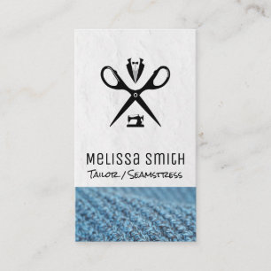裁縫機   船乗り   テーラーハサミ 名刺