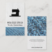 裁縫機 | 船乗り | テーラー 名刺 (正面/裏面)