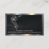 裁縫機 | 金属縁ど 名刺 (裏面)