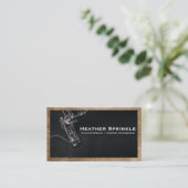 裁縫機 | 革縁ど 名刺 (スタンド正面)