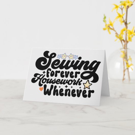 裁縫永久 カード (黄色い花)