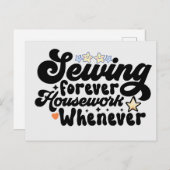 裁縫永久 シーズンポストカード (正面/裏面)