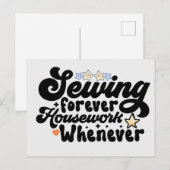 裁縫永久 ポストカード (正面/裏面)