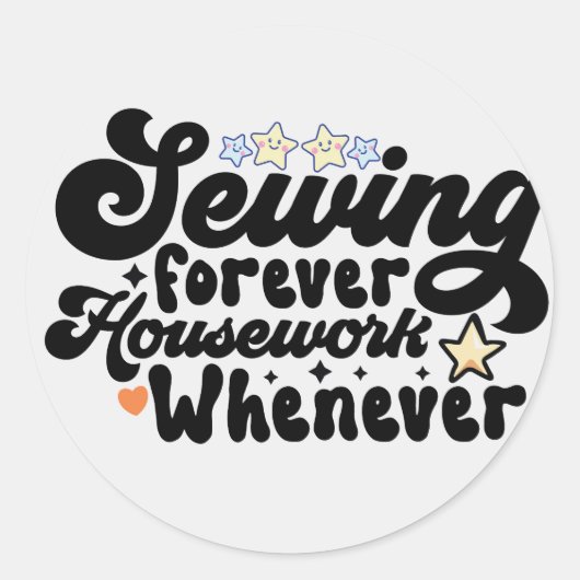 裁縫永久 ラウンドシール (正面)