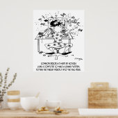 裁縫漫画4112 ポスター (キッチン)