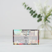 裁縫用品ストア 名刺 (スタンド正面)