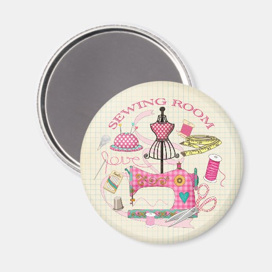 裁縫磁石 マグネット (正面/裏面)