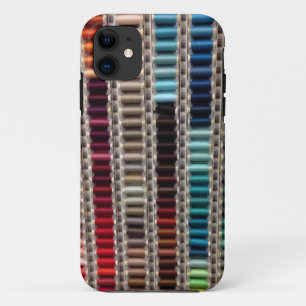 裁縫糸キルターのスプールシームストレスケース iPhone 11 ケース