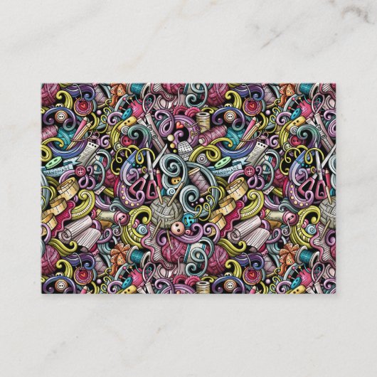 裁縫編み物エンクロージャカードバージョン1 エンクロージャーカード (正面)