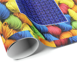 裁縫編み物クロチェットヤーンマザーズ誕生日 ラッピングペーパー