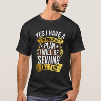 裁縫縫い裁縫のシームレスキルトクロシェ4 Tシャツ