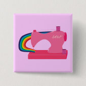 裁縫虹 缶バッジ (正面)