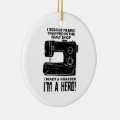 裁縫裁縫機 セラミックオーナメント (右)