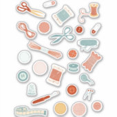 裁縫製裁考 シール (正面)