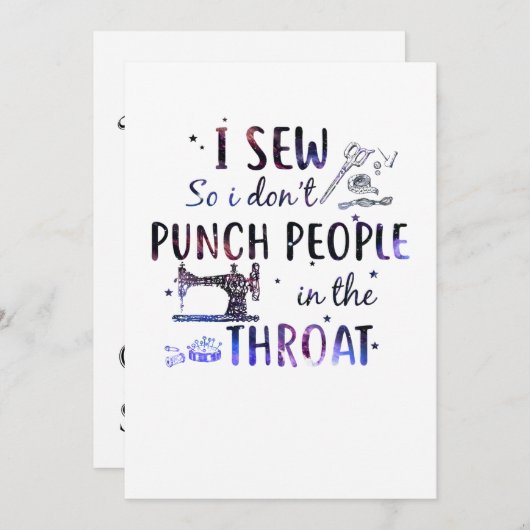 裁縫贈与 |人を殴らないように縫う セーブザデート (正面/裏面)