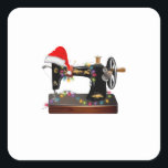 裁縫贈与 | Merry Christmas裁縫 スクエアシール<br><div class="desc">裁縫贈与 | Merry Christmas裁縫</div>