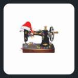裁縫贈与 | Merry Christmas裁縫 スクエアシール<br><div class="desc">裁縫贈与 | Merry Christmas裁縫</div>