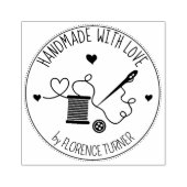 裁縫道具の愛で手作り ラバースタンプ (インプリント)