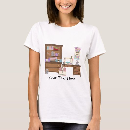 裁縫部屋2 (名前入りな) Tシャツ (正面)