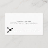 裁縫針ボタン | ジャン織物 名刺 (裏面)