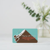 裁縫針糸はさみシースストレスキルティング 名刺 (スタンド正面)