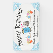 裁縫針糸シンブル工芸ショーブース 横断幕 (縦)