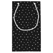 裁縫針誕生日水玉模様 スモールペーパーバッグ (裏面)