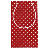 裁縫針誕生日水玉模様 スモールペーパーバッグ (裏面)