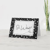 裁縫針40歳の誕生日 カード (正面)