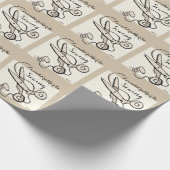 裁縫鋏 ラッピングペーパー (角)