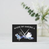 裁縫 – アメリカ製 名刺 (スタンド正面)