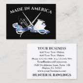 裁縫 – アメリカ製 名刺 (正面/裏面)